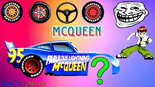 CORRECTLY GUESS THE WHEEL amp Part  LIGHTNING MCQUEEN and CRUZ RAMIREZ🏎️ [upl. by Bornstein]