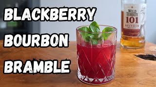 You NEED to Try This  Blackberry Bourbon Bramble Cocktail Recipe [upl. by Zonda656]