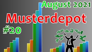 Dividendenstrategie  Musterdepot Folge 20  August 2021 [upl. by Ixel]