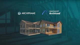 ArchiFrame Archicad Framing Addon for Timber Construction with New CLT feature [upl. by Fidelity]