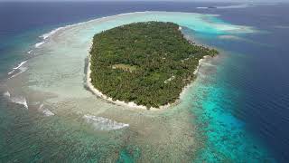 Drone Aerial video of Piis Paneu Island found within Chuuk lagoon Chuuk State [upl. by Adolph]