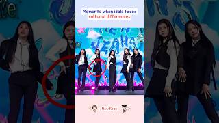 Moments when idols faced cultural differences kpop shorts [upl. by Monroy820]