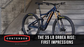 Orbea Rise M10 Technical Review  Contender Bicycles [upl. by Eenet]