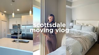 MOVING VLOG  empty apartment tour target runs unboxing amp organizing the new space [upl. by Sualokcin]