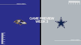 Baltimore Ravens vs Dallas Cowboys  2024 Week 3 Prediction [upl. by Nosyla127]