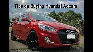 Tips on Buying Hyundai Accent CRDI [upl. by Tiler]