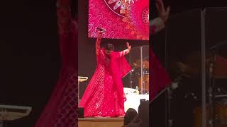 NOORAN SISTERS Jyoti Nooran Crazy Dance On Uk Performance [upl. by Eus]