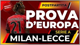 ▶ MILANLECCE 30 IL POSTPARTITA CON RINALDO MORELLI [upl. by Cuthbertson77]