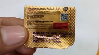 Zentel Tablet  Albendazole 400 mg tablet  zentel tablet use side effects benefit review hindi [upl. by Hazard]