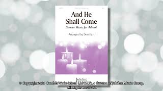 And He Shall Come  Service Music for Advent  Digital Reading Session [upl. by Lecram]