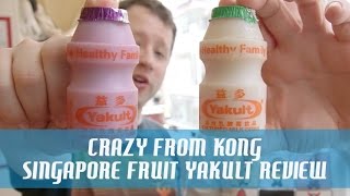 Singapore Apple amp Grape Yakult  Crazy From Kong Review [upl. by Ennayelhsa366]