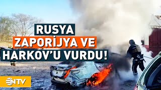 Rusya Zaporijya ve Harkovu Bombaladı  NTV [upl. by Dibru]