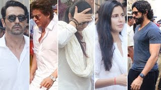 Bollywood celebs attend icon Sridevis Funeral [upl. by Ynneb216]