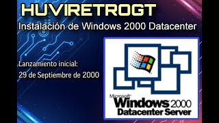 Instalación de Windows 2000 Datacenter huviretro retro windows2000 [upl. by Lewap]