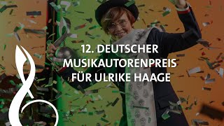 Komponistin Ulrike Haage gewinnt den 12 Deutschen Musikautorenpreis [upl. by Pedaiah328]