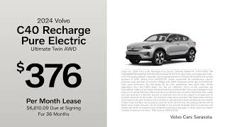 Volvo C40 Recharge Pure Electric 09012024 4258049 [upl. by Nitsu942]