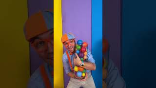 Blippi vs 500000 Balls in Ballpit 🟢🟡🟠🔴 blippi ballpit shorts [upl. by Aretina]