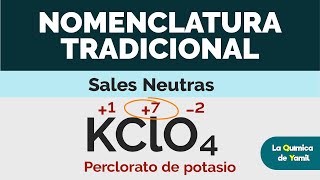 Nomenclatura TRADICIONAL de Sales Neutras OXISALES Y HALOIDEAS [upl. by Oruasi]