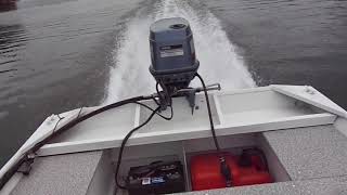 Yamaha 40 on 16 Jon boat [upl. by Adi]