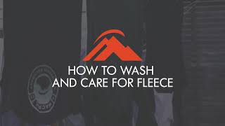 How to wash fleece [upl. by Kahl423]