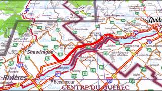 Carte routière officielle  Le Québec 20182019 [upl. by Airda322]