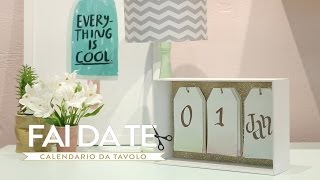 Come creare un calendario da tavolo Fai da te  Westwing [upl. by Semmes950]