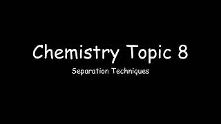 Separation Techniques  GCSE Chemistry 91 [upl. by Froehlich642]