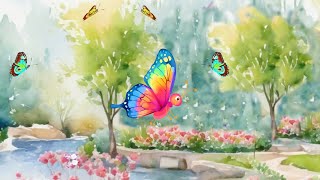 Mein Schmetterling  Lichterkinder Animationsvideo  Kinderlied  Tierlied [upl. by Ilyssa]