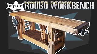 EPIC Roubo Woodworking Workbench Build  Part 33  Finish Details Accessories Hardware [upl. by Eimmot]