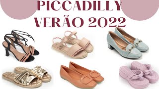 COLEÇÃO VERÃO 2022 PICCADILLY  LANÇAMENTOS PICCADILLY  TENDÊNCIAS E SAPATOS  Caren Sales [upl. by Aiselad104]