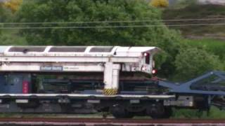 Snark In Action  The Balfour Beatty Tracklayer At Work Near Blackridge On 16610 [upl. by Granthem]