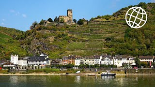 Rhine River Valley Koblenz to Rüdesheim Germany Amazing Places 4K [upl. by Nywroc]