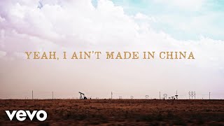 Aaron Lewis  Made In China Lyric Video [upl. by Erdnassac570]