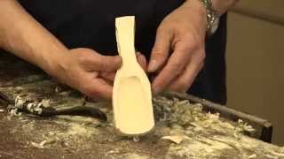 Carving a Wooden Scoop  Paul Sellers [upl. by Elwaine]