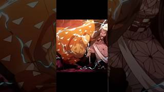 Zenitsu saves nezuko😱😨anime demonslayer zenitsushorts [upl. by Oiredised]