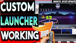 🔴NEW FIRESTICK UPDATE  CUSTOM LAUNCHER WORKING [upl. by Bellew]