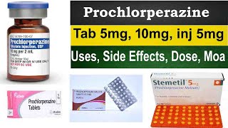 prochlorperazine 5 mg 10 mg tablet  prochlorperazine injectable solution 5mgmL Uses Side Effect [upl. by Calendre136]