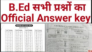 bihar bed entrance exam 2024 answer keybed entrance exam answer keybed exam answer keybed 2024 a [upl. by Tserrof]