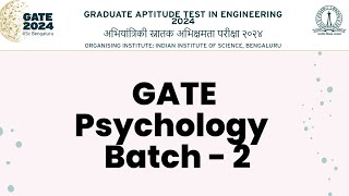 Benefits of GATE Psychology [upl. by Aicarg361]