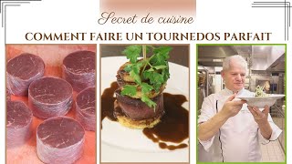 Comment faire un Tournedos parfait Filet de BoeufSecret de cuisine [upl. by Subak]