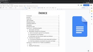 📌 Cómo hacer un índice automático en Google Docs 2022 [upl. by Ailecra]