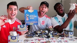 COMPLETAMOS EL ALBUM DEL MUNDIAL 2018 ENTERO EN 24 HORAS [upl. by Pigeon291]