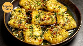 LEMON BUTTER GARLIC FISH RECIPE  GRILLED FISH IN LEMON BUTTER SAUCE [upl. by Yleik]