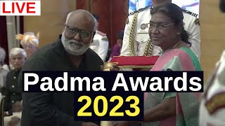 LIVE  Padma Awards 2023  President Murmu  India [upl. by Eitsirhc]