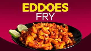 Eddoes Vegan Fry  Vegan Recipe [upl. by Ymer]