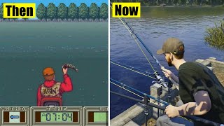 Evolution of Fishing games 19882021 [upl. by Rheims]