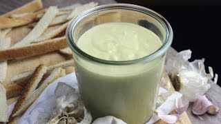 Skordalia Σκορδαλιά  griechische KnoblauchsauceKnoblauchcreme  Thermomix TM5 vegan [upl. by Nannek]