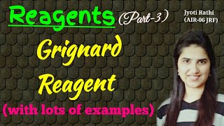 Grignard Reagent reactions ReagentsPart3Grignard reaction mechanism for CSIRNET GATE IITJAM2019 [upl. by Lleval]