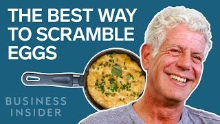 Anthony Bourdain The best way to cook scrambled eggs [upl. by Nebuer]