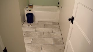 How To Install Sheet Vinyl Lino Flooring In A Bathroom  Easy Step By Step DIY Guide [upl. by Ernesto45]